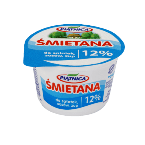 Śmietana piątnica 12%